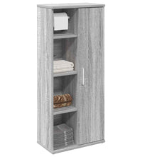 Badezimmerschrank mit Rollenhalter Grau Sonoma 39x22x90 cm