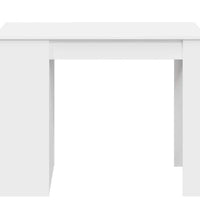 Schreibtisch mit Schubladen und Ablage Weiß 102x62x77,5 cm