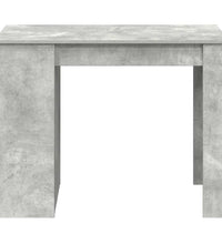 Schreibtisch mit Schubladen und Ablage Betongrau 102x62x77,5 cm