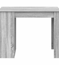 Schreibtisch mit Schubladen Ablage Grau Sonoma 102x62x77,5 cm