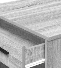 Schreibtisch mit Schubladen Ablage Grau Sonoma 102x62x77,5 cm