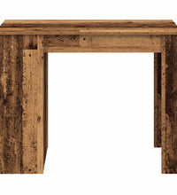Schreibtisch mit Schubladen Ablage Altholz-Optik 102x62x77,5 cm