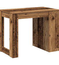 Schreibtisch mit Schubladen Ablage Altholz-Optik 102x62x77,5 cm