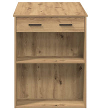 Schreibtisch mit Schubladen Ablage Artisan-Eiche 102x62x77,5 cm