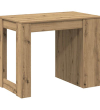 Schreibtisch mit Schubladen Ablage Artisan-Eiche 102x62x77,5 cm