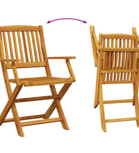 7-tlg. Garten-Essgruppe 180x90x75 cm Massivholz Akazie