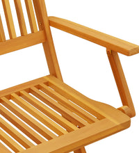 7-tlg. Garten-Essgruppe 180x90x75 cm Massivholz Akazie