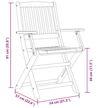 7-tlg. Garten-Essgruppe 180x90x75 cm Massivholz Akazie