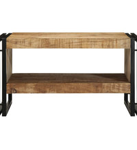 Couchtisch 70x50x38 cm Raues Massivholz Mango