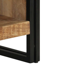 Couchtisch 70x50x38 cm Raues Massivholz Mango