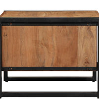 Couchtisch 70x50x38 cm Massivholz Akazie