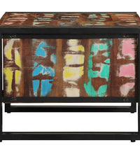 Couchtisch Mehrfarbig 70x50x38 cm Altholz Massivholz