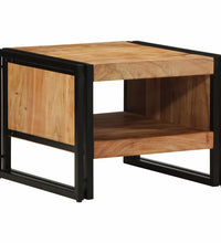 Couchtisch 50x50x38 cm Massivholz Akazie