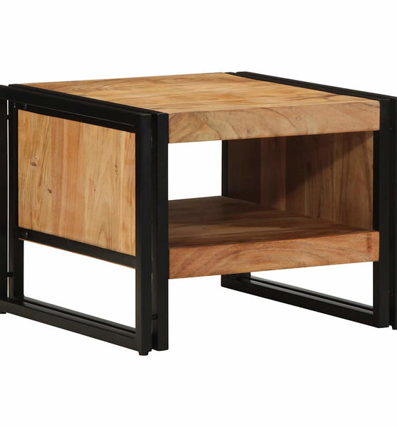 Couchtisch 50x50x38 cm Massivholz Akazie