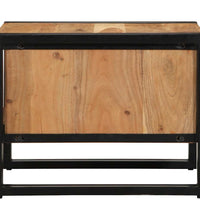 Couchtisch 50x50x38 cm Massivholz Akazie