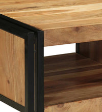 Couchtisch 50x50x38 cm Massivholz Akazie