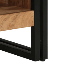 Couchtisch 50x50x38 cm Massivholz Akazie