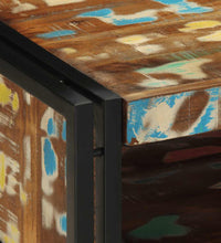 Couchtisch Mehrfarbig 50x50x38 cm Altholz Massivholz