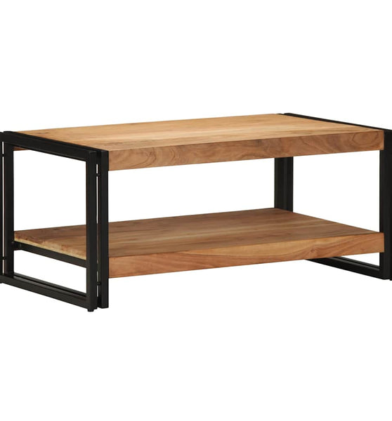 Couchtisch 90x50x38 cm Massivholz Akazie
