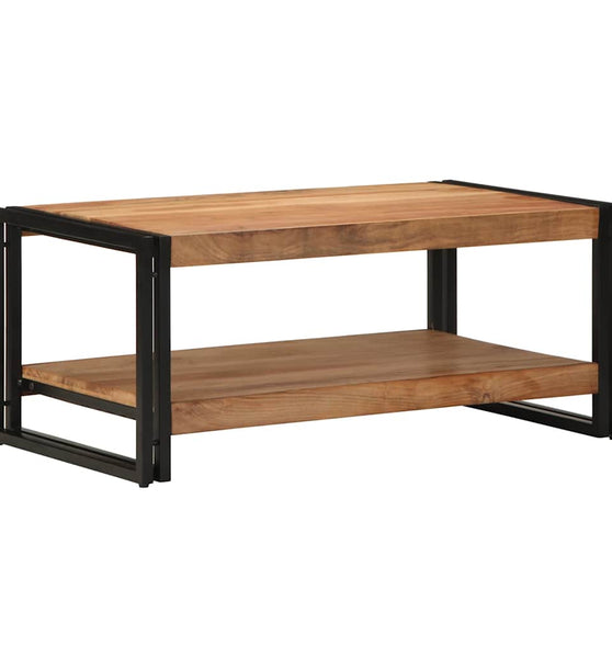 Couchtisch 90x50x38 cm Massivholz Akazie