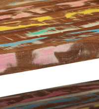 Couchtisch Mehrfarbig 90x50x38 cm Altholz Massiv