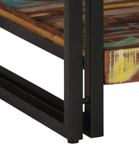 Couchtisch Mehrfarbig 90x50x38 cm Altholz Massiv