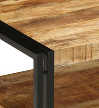 Couchtisch 70x50x38 cm Raues Massivholz Mango
