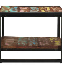 Couchtisch Mehrfarbig 70x50x38 cm Altholz Massivholz