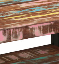 Couchtisch Mehrfarbig 70x50x38 cm Altholz Massivholz