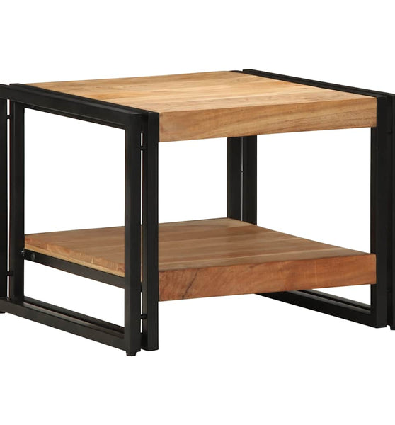 Couchtisch 50x50x38 cm Massivholz Akazie