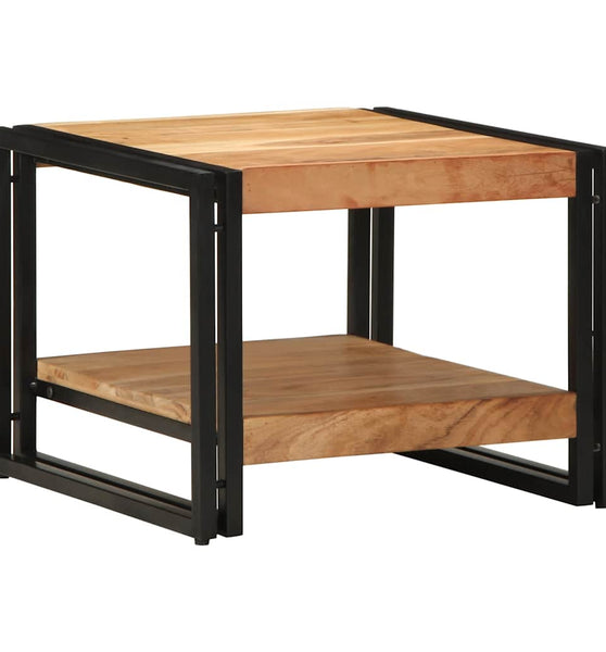 Couchtisch 50x50x38 cm Massivholz Akazie