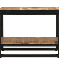 Couchtisch 50x50x38 cm Massivholz Akazie