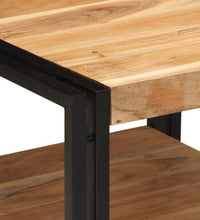 Couchtisch 50x50x38 cm Massivholz Akazie