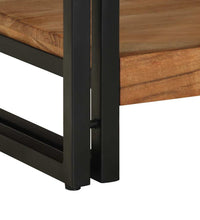 Couchtisch 50x50x38 cm Massivholz Akazie