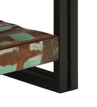 Couchtisch Mehrfarbig 50x50x38 cm Altholz Massivholz