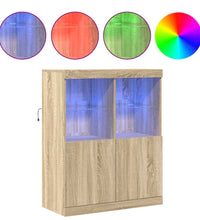 Sideboard Sonoma-Eiche 81x37x100 cm Holzwerkstoff