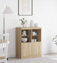 Sideboard Sonoma-Eiche 81x37x100 cm Holzwerkstoff