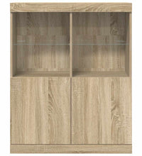 Sideboard Sonoma-Eiche 81x37x100 cm Holzwerkstoff