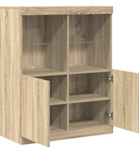 Sideboard Sonoma-Eiche 81x37x100 cm Holzwerkstoff