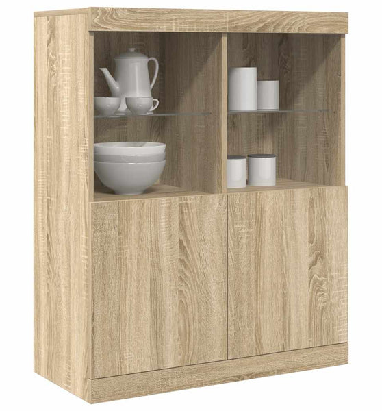 Sideboard Sonoma-Eiche 81x37x100 cm Holzwerkstoff