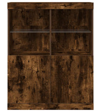 Sideboard Räuchereiche 81x37x100 cm Holzwerkstoff