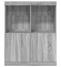 Sideboard Grau Sonoma 81x37x100 cm Holzwerkstoff