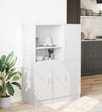2-tlg. Küchenschrank-Set Weiß Holzwerkstoff