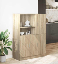 2-tlg. Küchenschrank-Set Sonoma-Eiche Holzwerkstoff