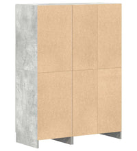 2-tlg. Küchenschrank-Set Betongrau Holzwerkstoff