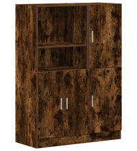2-tlg. Küchenschrank-Set Räuchereiche Holzwerkstoff