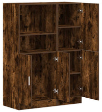 2-tlg. Küchenschrank-Set Räuchereiche Holzwerkstoff