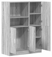 2-tlg. Küchenschrank-Set Grau Sonoma Holzwerkstoff