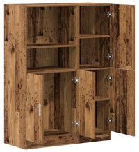 2-tlg. Küchenschrank-Set Altholz-Optik Holzwerkstoff