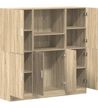 3-tlg. Küchenschrank-Set Sonoma-Eiche Holzwerkstoff